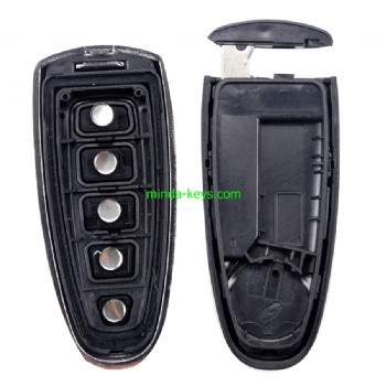  FO-220 Ford Smart Remote Shell 5 Button with H72 Emergency key	