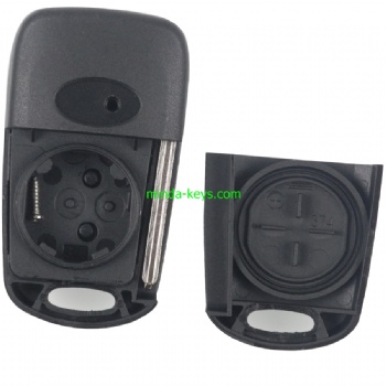  HY-228 Hyundai Flip Remote Shell 3 Button TOY48 Blade HOLD	