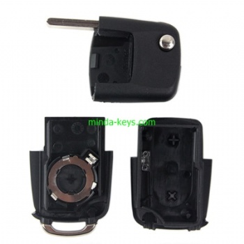  VW-201 VW Flip Remote Shell Old Type for Golf-Polo HU66 2 Button	