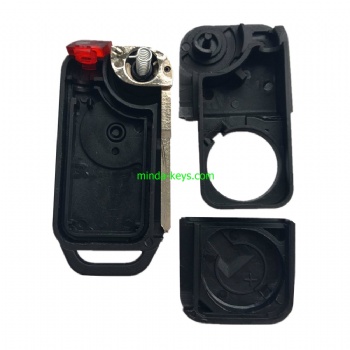  MB-202 Mercedes Benz Flip Remote Shell 1 Button with HU64 Blade	