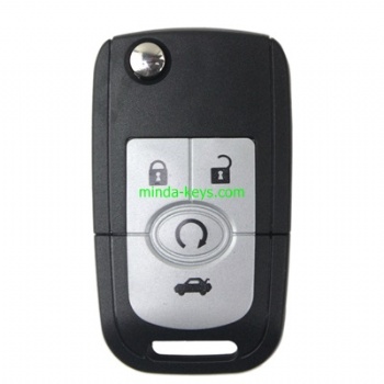 BU-232 Buick Excelle Flip Remote Shell 4 button YM28 Blade	