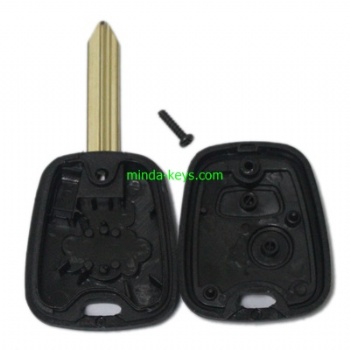  PE-206 Peugeot-Citroen Remote Shell 2 Button with SX9 Blade	