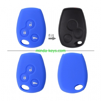  RNSC-2 Silicone Car Key Case Cover For Renault Remote Shell	