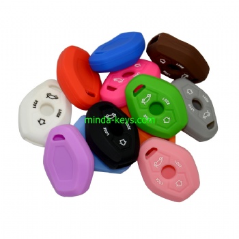  BMSC-2 Silicone Car Key Case Cover For BMW Remote Shell	