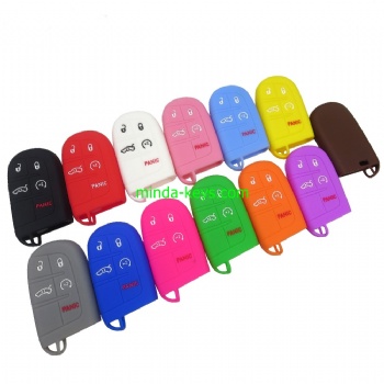  CHRSC-2 Silicone Car Key Case Cover For Prox Chrysler Remote Shell	